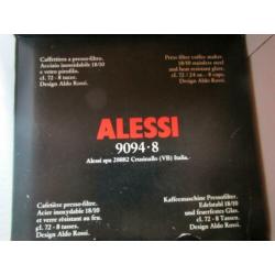 Alessi press-filter coffee maker