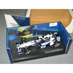 Bmw williams f1 fw24 schumacher 1:18 hot wheels 2002