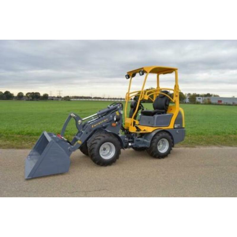 Eurotrac W11 minishovel NIEUW €8,- LEASE per dag!