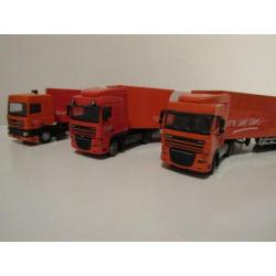 Zgan 3 x DAF met Opleggers Koopje 54,50 euro /verz excl