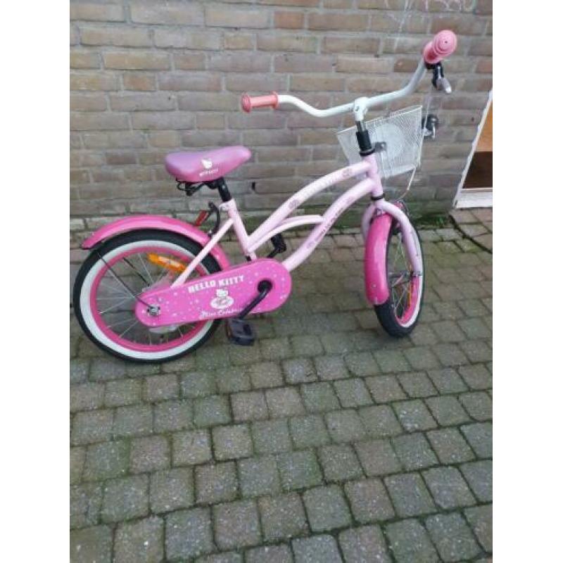 Nette fiets 16inch hello Kitty.