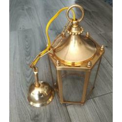 Plafondlamp - lantaarn - met glas