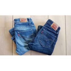 2x Levi's skinny jeans 711