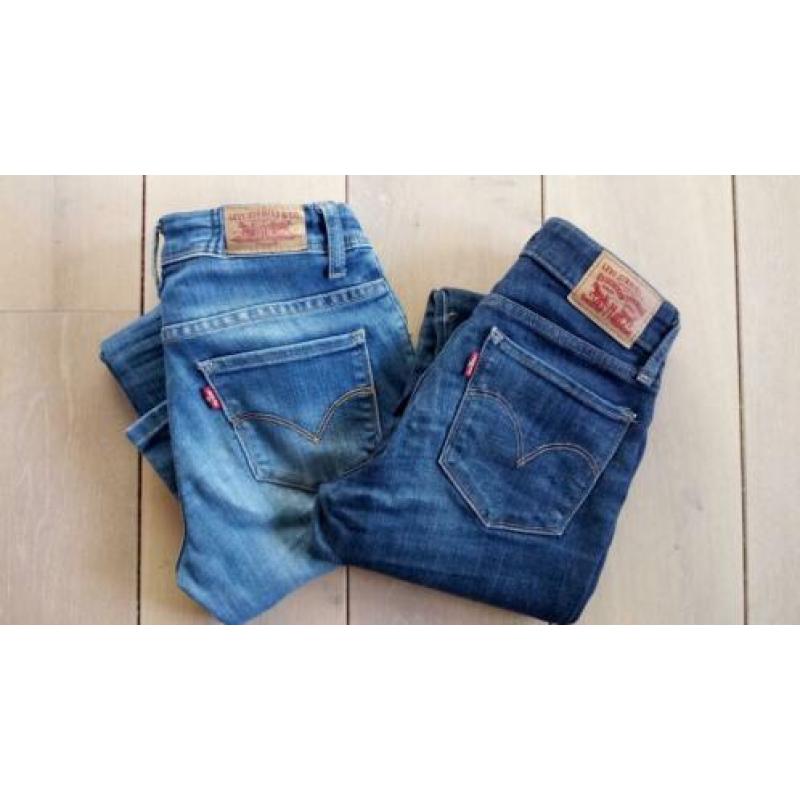 2x Levi's skinny jeans 711