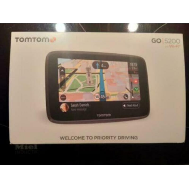 Tomtom go 5200 WiFi en ingebouwde simkaart