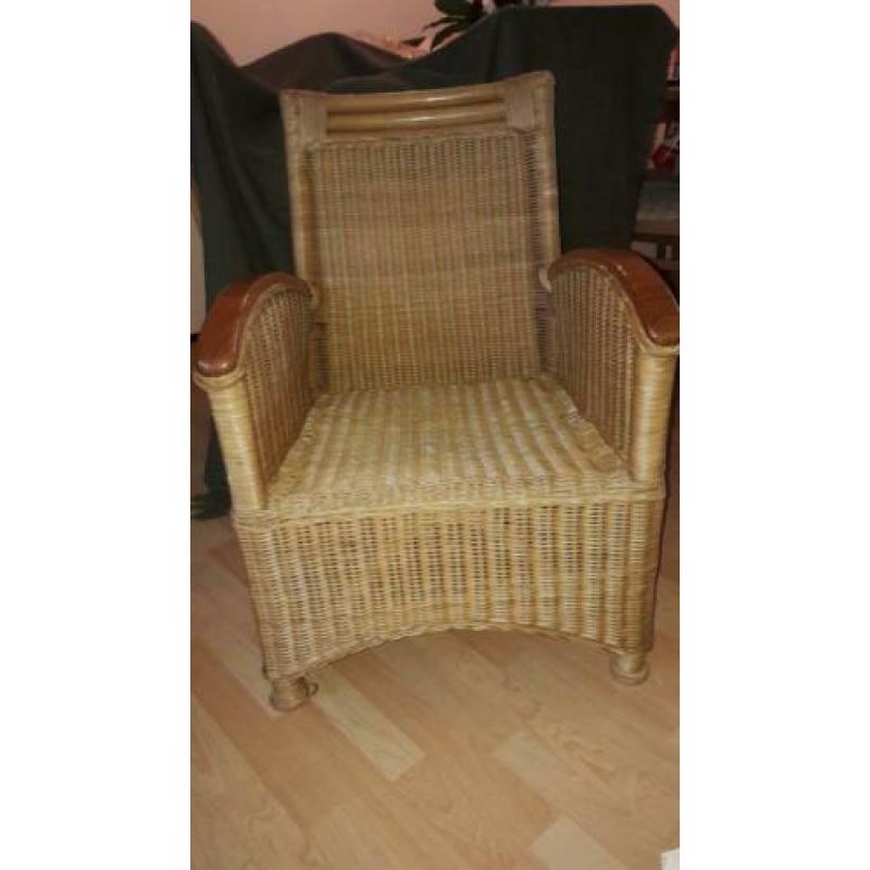 Rieten stoel / fauteuil