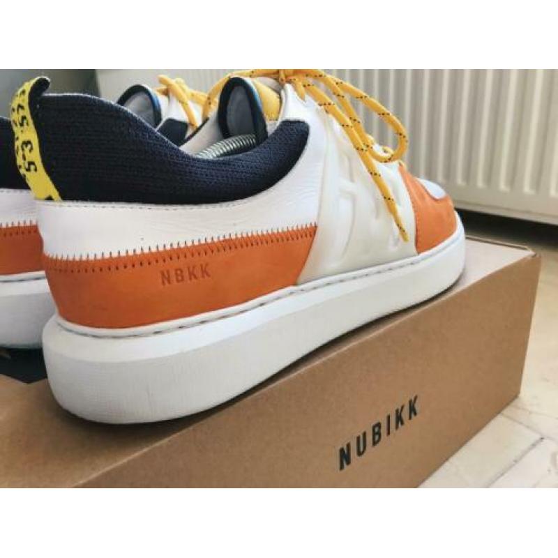 NUBIKK scott benton sneaker oranje/wit heren maat 43