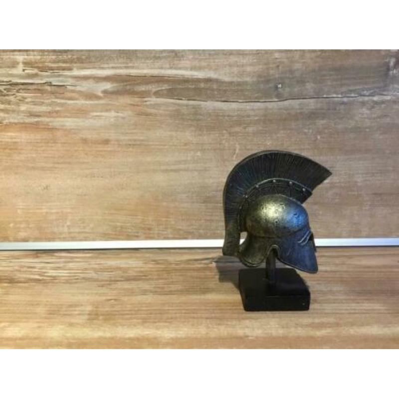 Miniatuur ancient greek Helmet Trojan Gladiator Helmet