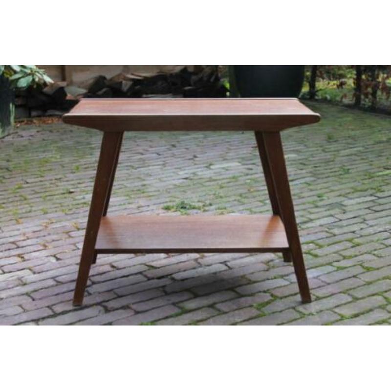 Vintage teak bijzetafel bijzettafeltje tafel Deens design