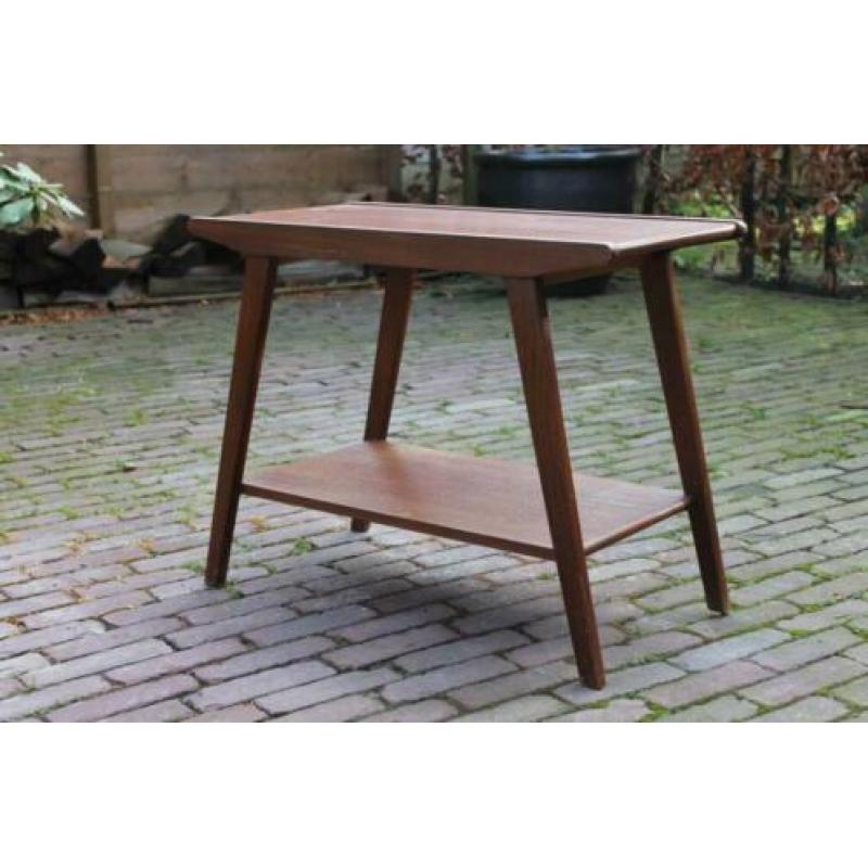 Vintage teak bijzetafel bijzettafeltje tafel Deens design