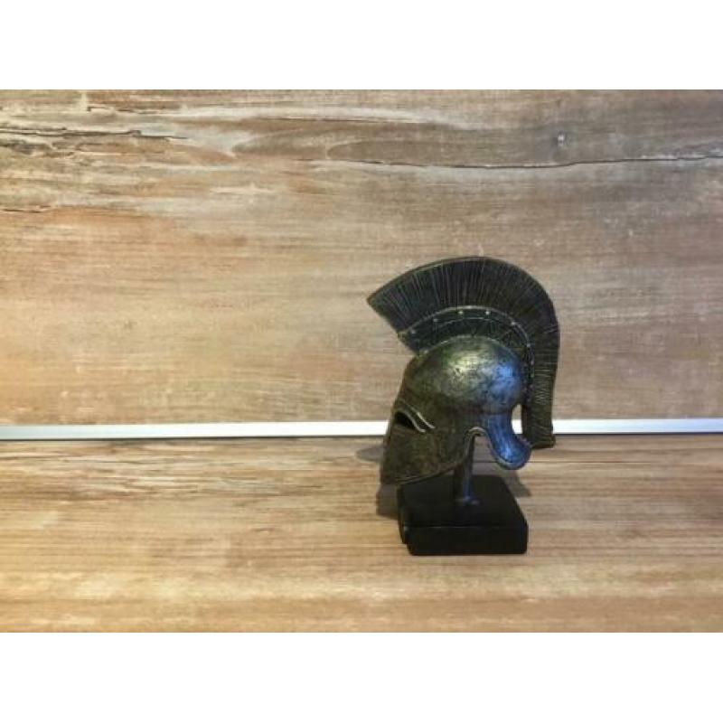 Miniatuur ancient greek Helmet Trojan Gladiator Helmet