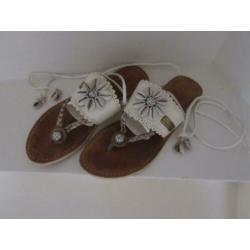 PRETTY HOT AND TEMPTING Ibiza stijl SHELL Slippers Maat 39