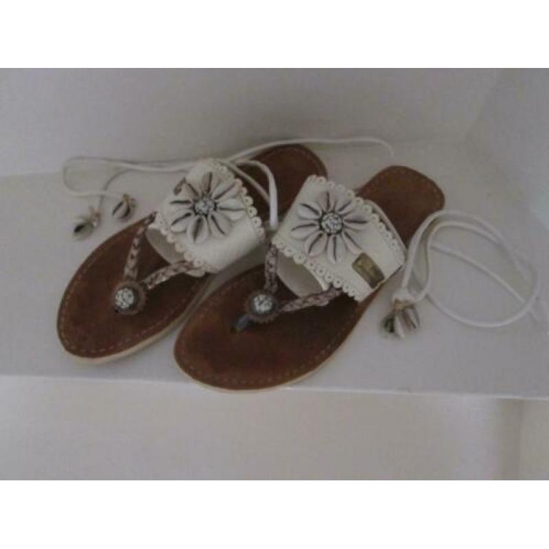 PRETTY HOT AND TEMPTING Ibiza stijl SHELL Slippers Maat 39