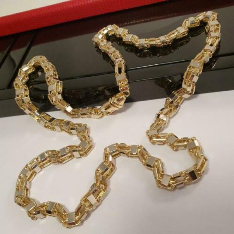 14 karaat gouden Magnum ketting lengte 70 cm 97.8 gram