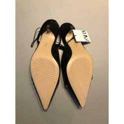 Slingbacks. Hakken Zara. Nieuw met prijskaartje