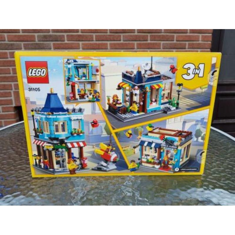 Lego Creator Woonhuis en Speelgoedwinkel 3 in 1 31105