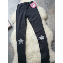 Maat 152 NIEUWE Meisjes Legging Met Glitters Ster BIRDS