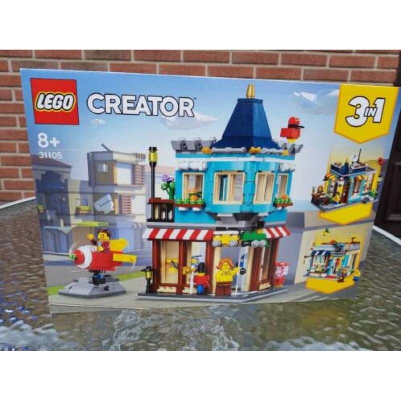 Lego Creator Woonhuis en Speelgoedwinkel 3 in 1 31105