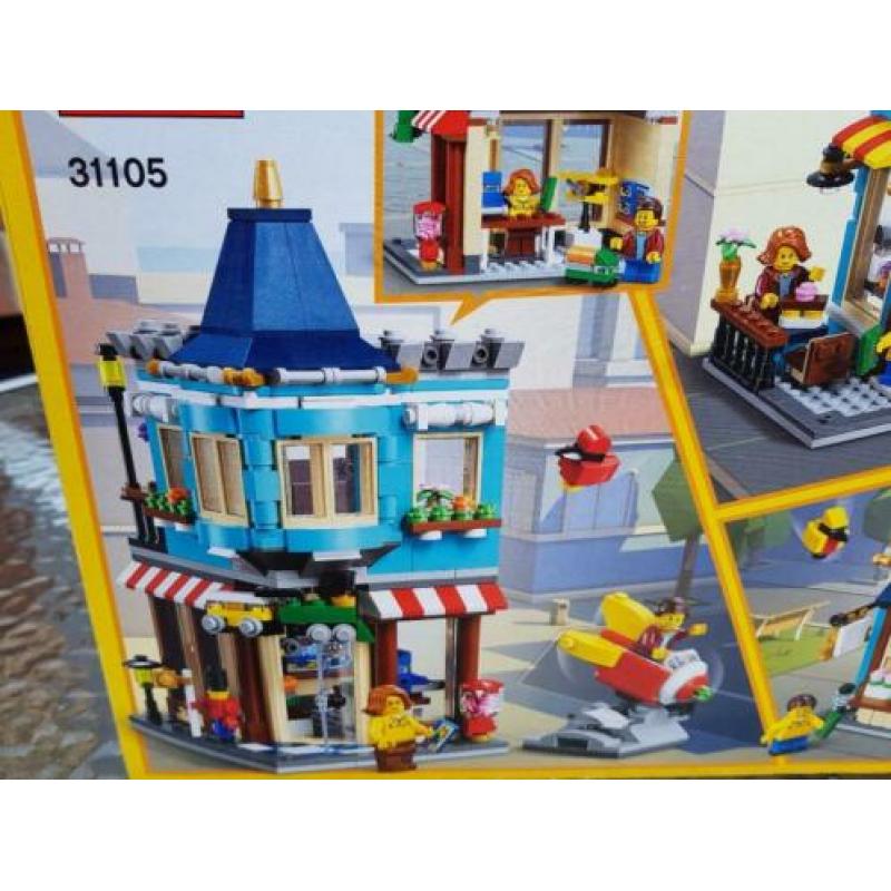 Lego Creator Woonhuis en Speelgoedwinkel 3 in 1 31105