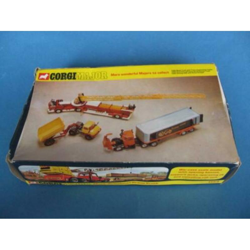 Lege doos oud Corgi Major 1154 Mack Priestman Crane Truck