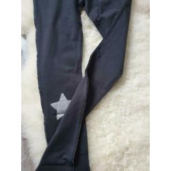 Maat 152 NIEUWE Meisjes Legging Met Glitters Ster BIRDS