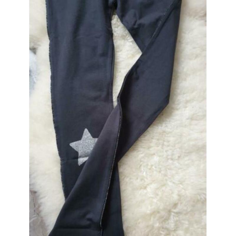 Maat 152 NIEUWE Meisjes Legging Met Glitters Ster BIRDS