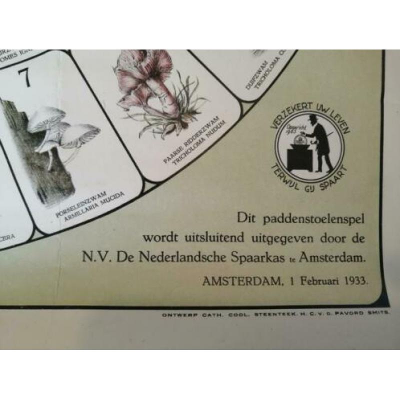 Paddenstoelen spel Nederlandse Spaarkas