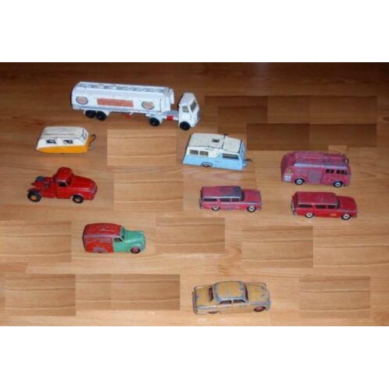 Partijtje Dinky Toys, 9 stuks, mag ook per stuk.