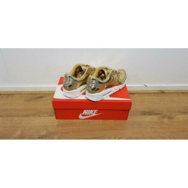 Nike moeder + dochter (QS!) air max 90 metallic gold