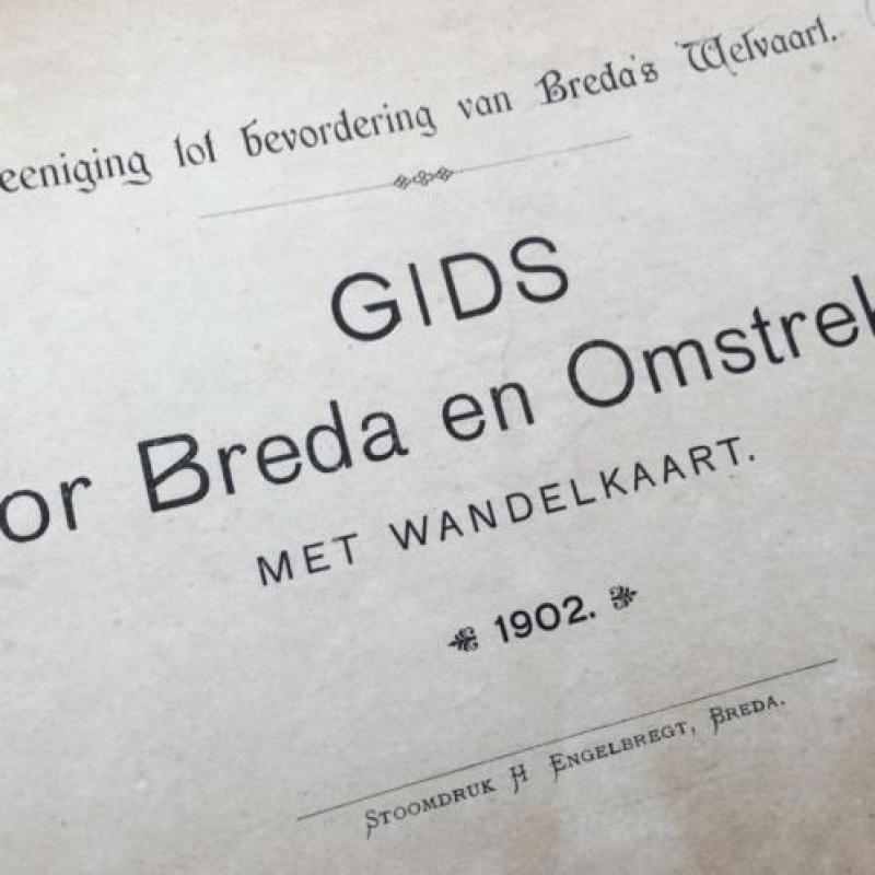 Gids van Breda en Omstreken met wandelkaart. 1902