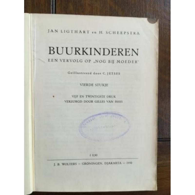 Buurkinderen 2 deeltjes 1950