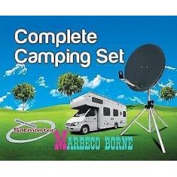 Camping Satelliet set,Schotel,Statief, LNB, Satfinder, Kabel