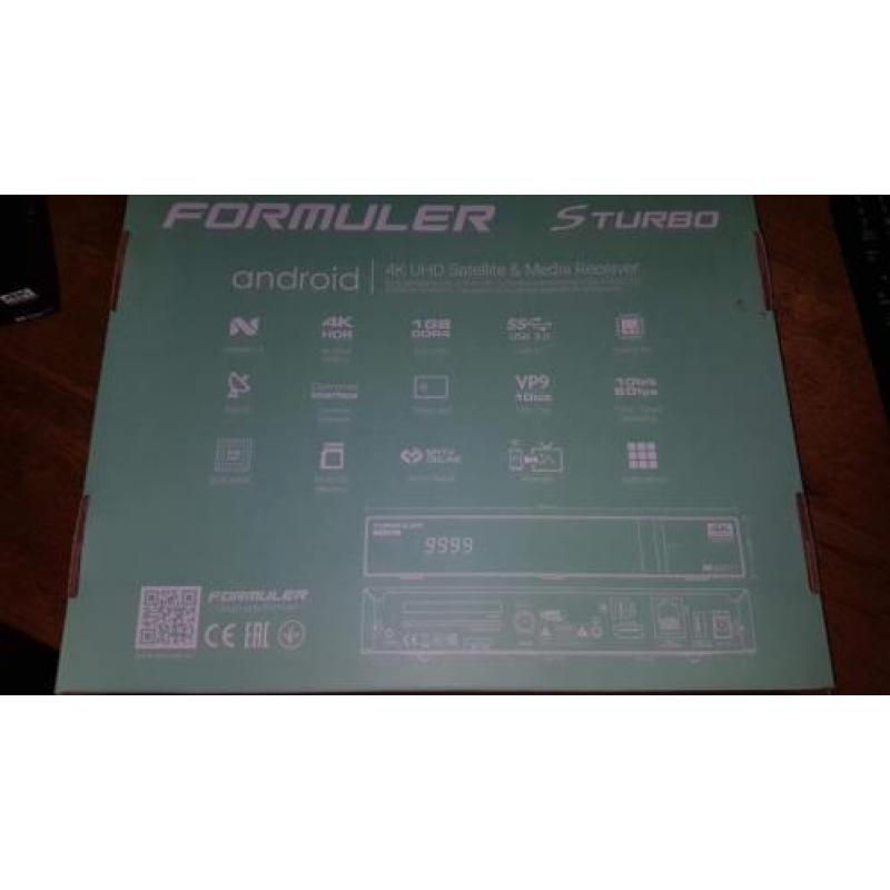 Formuler S turbo 4K UHD Satellite & Media Receiver