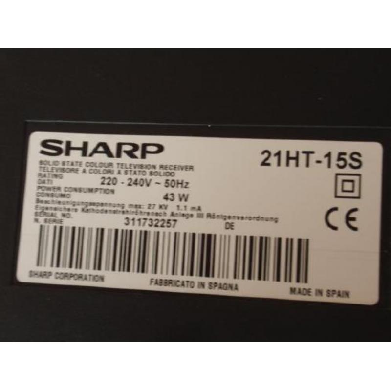 Goedwerkende Kleuren TV van Sharp - 55cm