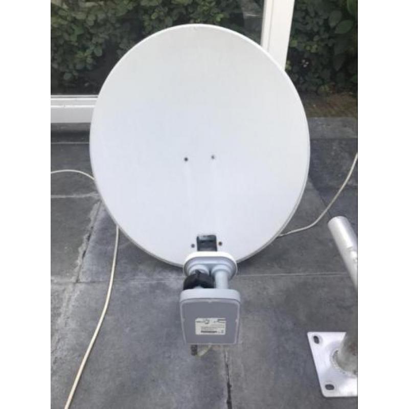 2x schotelantenne