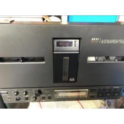 Akai GX77 in zwart! Met als extra: MM77 microfoonmixer