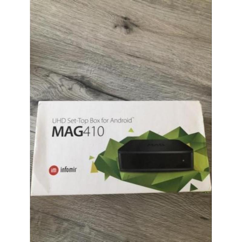 MAG 410 Android set top box in top staat