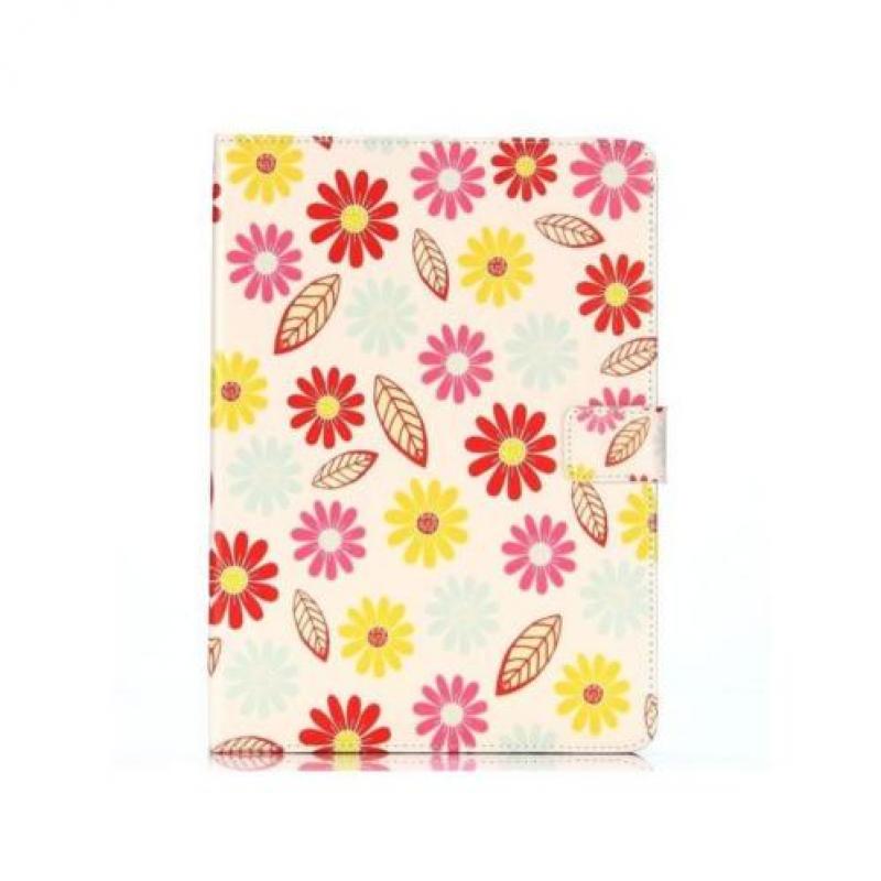 iPad Air 2 - hoes, cover, case - PU leder - Flower