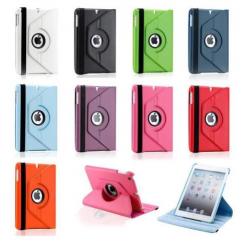 iPad Pro 9.7 inch lederen hoes hoesje 360 graden case- Paars