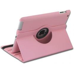 iPad Air hoes 360 roteerbaar PU Leder Roze