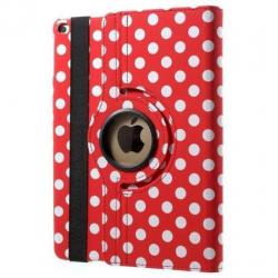 iPad 9.7 (2017 / 2018) hoes 360 graden flip cover - polka...