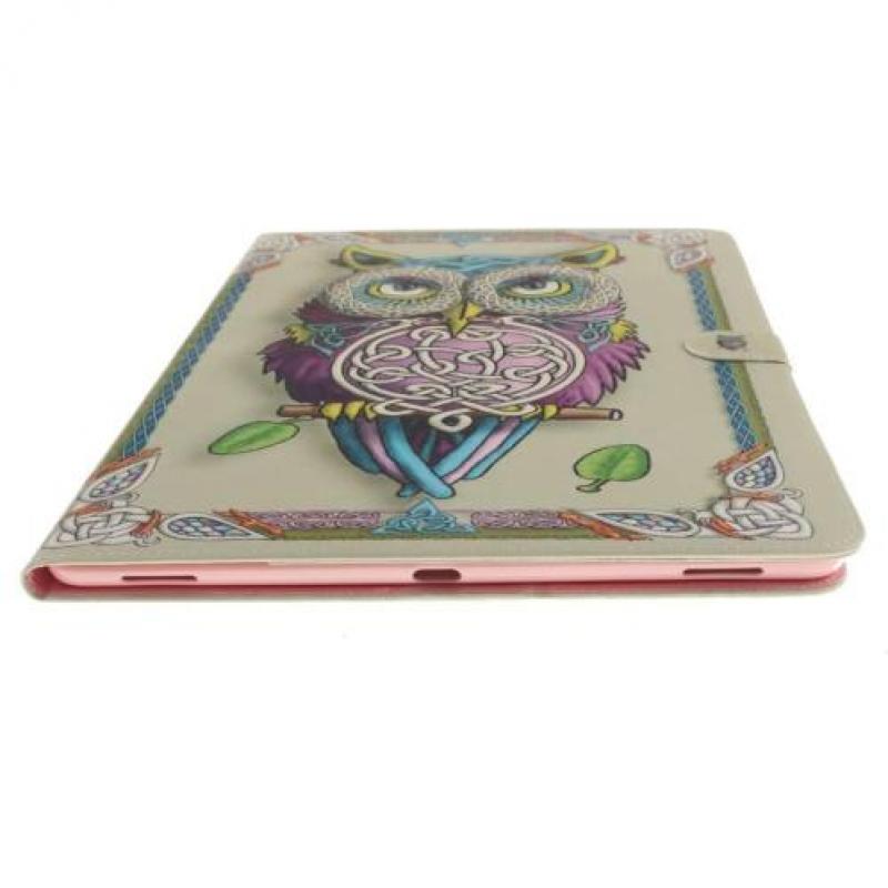 Tribal uil boekstijl hoes voor iPad Pro 12.9 inch