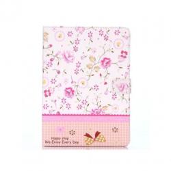 iPad Air 2 - hoes, cover, case - PU leder - cute pink