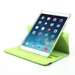 iPad Air 2 hoes 360 graden roteerbare hoes PU Leder Groen