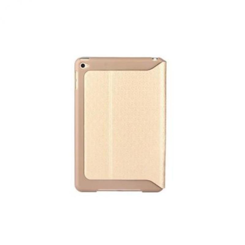 iPad mini 4 - hoes, cover, case - PU leder - Champagne