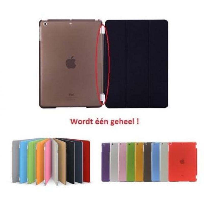 iPad 2 3 4 Smart Cover Smartcover hoes hoesje - COMBI ROOD