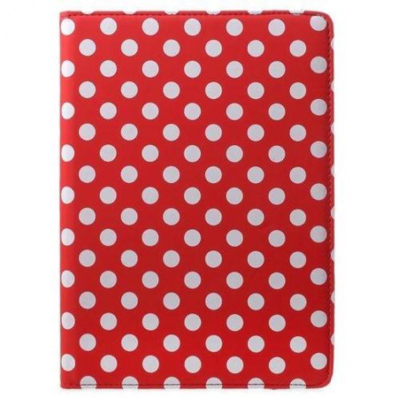 iPad 9.7 (2017 / 2018) hoes 360 graden flip cover - polka...