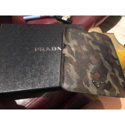 Originele Prada Saffiano lederen iPad 2017/ 2018 hoes cover