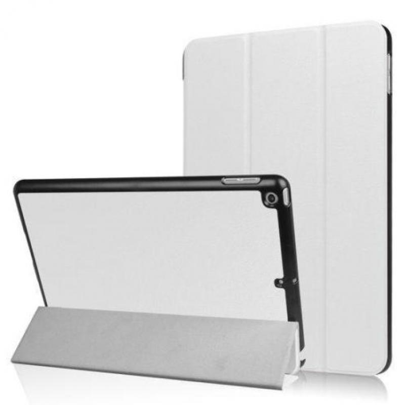 Tri-fold smart case hoes voor iPad 9.7 (2017 / 2018) - wit