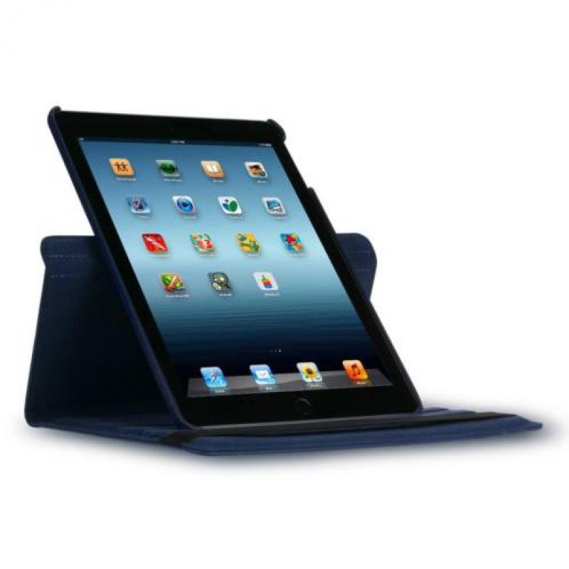 360° Draaibare hoes blauw iPad 2017 (9.7")